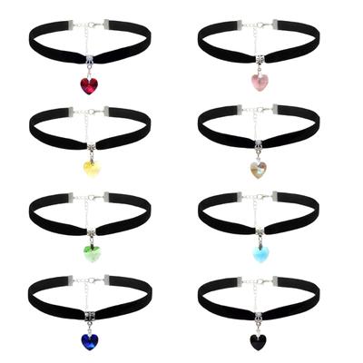 Colliers Pendentifs Cœur en Silicone Colliers Pendentifs Amour Bijoux Chaîne Bijoux de Fête Bijoux Femme Cadeau
