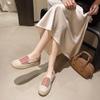 Women Flat Shoes Designer Casual Canvas Fisherman Shoes Retro Slip-on Loafers
