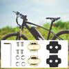Bicycles Cleats Cycling Cleats with Screw and Wrench Bike Pedal SPD Shoes Adapter Cleats Locking Plate Easy To Install