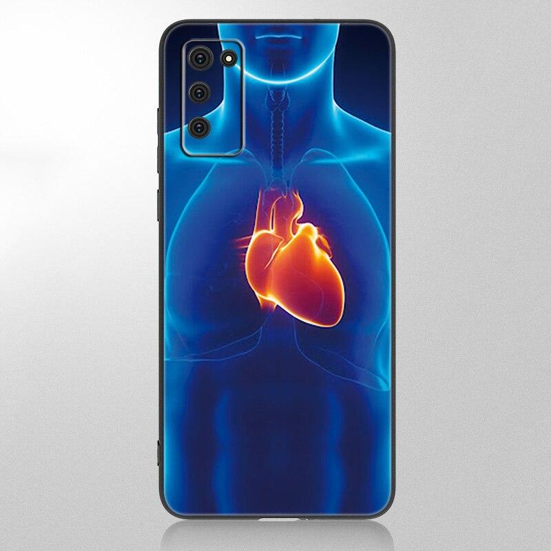 Medical Human Organs Brain Meridian Kidney High Case For Samsung Galaxy A12 A02S A22 A32 A52 A72 A71 A51 A41 A31 A21 A11 A50 A70