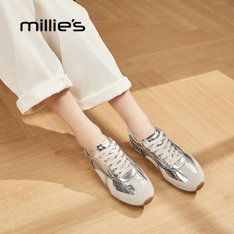Millies Women s Genuine Leather German Trainer Shoes 39