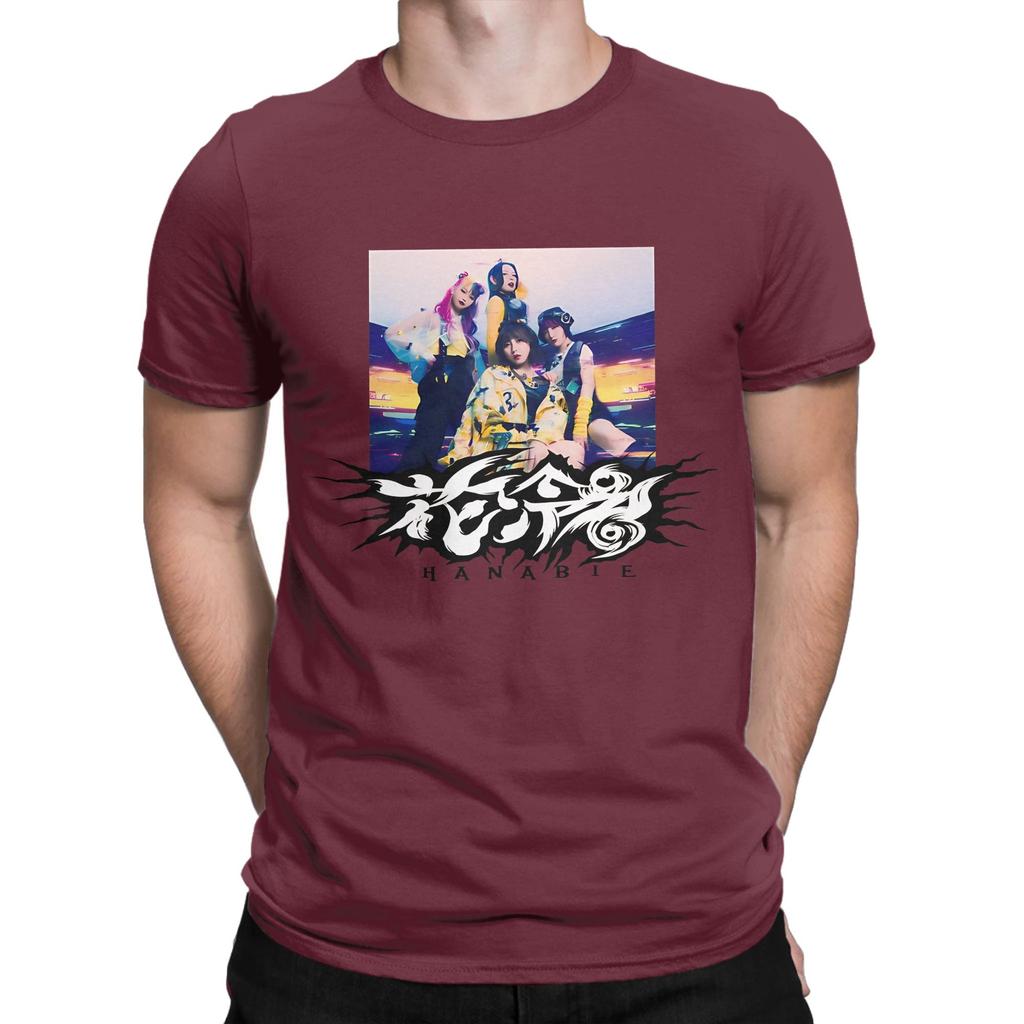 Hanabie Band Essential Tshirt Painting Funny Graphic 100 Cotton TShirt Hanabie Tops Tees For Unisex