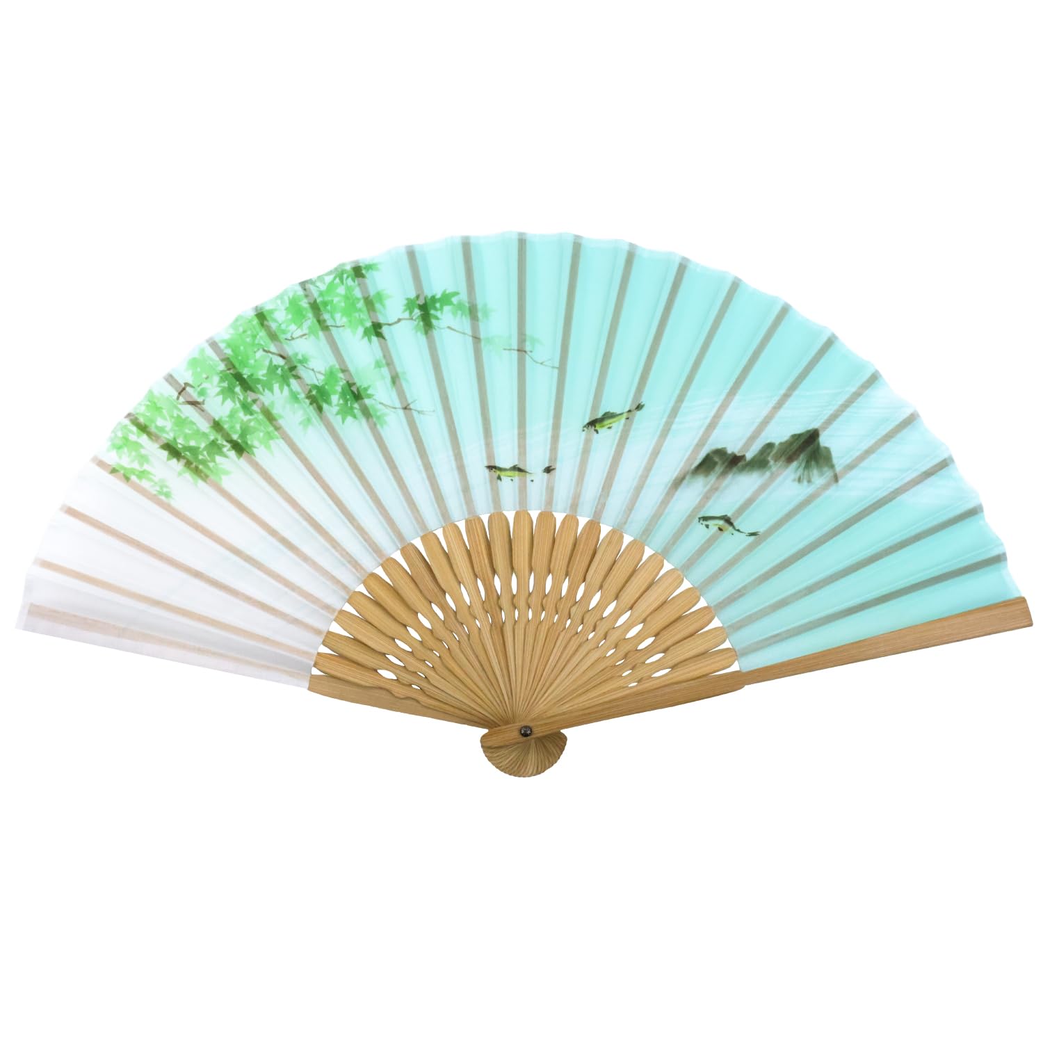 

Folding Fan Japanese Traditional Japanese Japanese Boxed [Osaka Choseido] Men s - Stylish, Business, Style, Accessories, Festival, Pattern, (Ayu Fish)