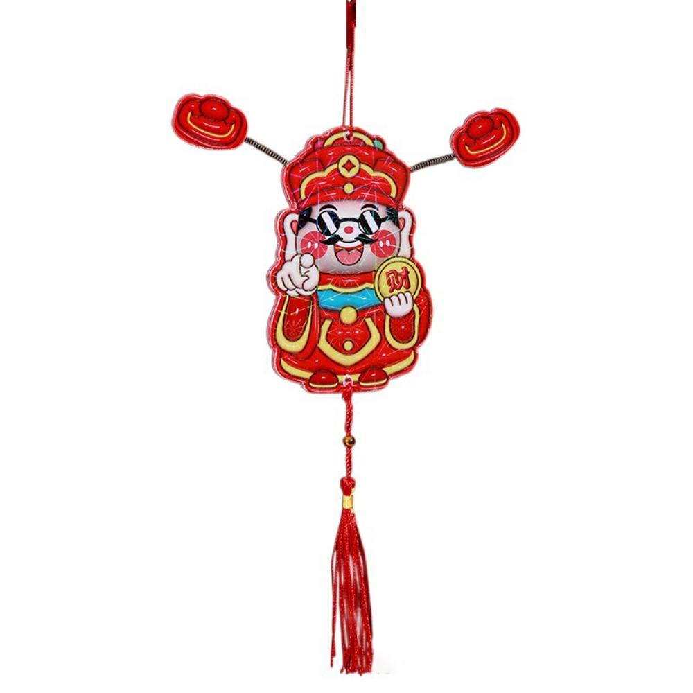 Cartoon Shaking Head God Pendant 3D Spring Festival Magnet  Refrigerator