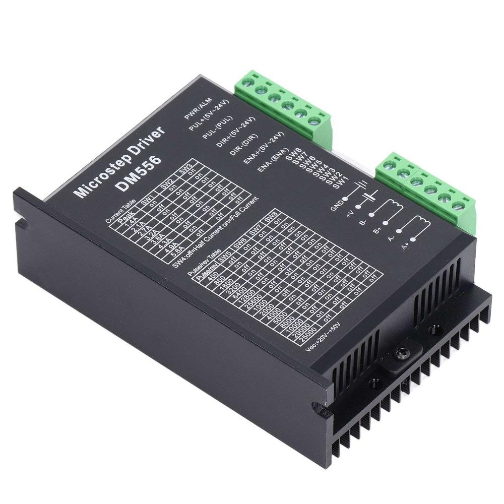 2 Phase Stepper Motor Driver 24-50VDC Stepper Motor Controller Digital Stepper Driver CNC Machine