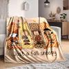 1Pc Snoopy'S Autumn Adventure Blanket Soft And Comfortable Casual Warm Camping Travel Christmas Halloween Gift M91793