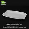 Jiubing Melamine Rectangular Serving Plates (3-Pack)