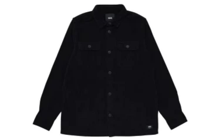 Vans Shirts Men s Black Lapel Moderate Other VN000639BLK S