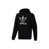 adidas Originals Trefoil Logo Hoodie Men Tops Black GT4356