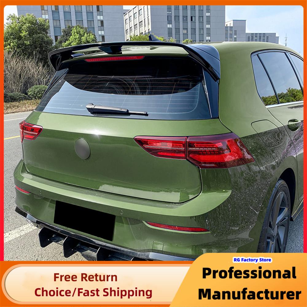 For VW Golf 8 MK8 GTI GTD R 2020-2025 Rear Trunk Spoiler Lip Tail Wing CS Clubsport Style Car Rear Roof Spoiler Wing BodyKit