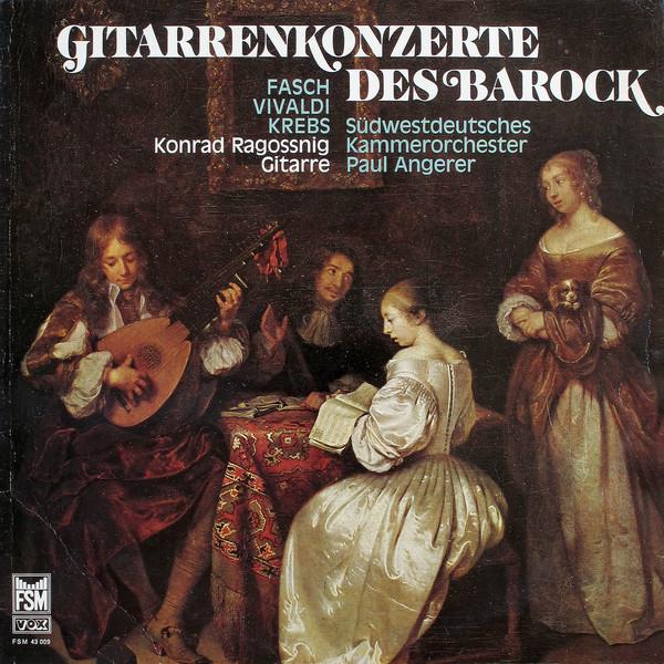 

LP Record FASCH VIVALDI KREBS KONRAD RAGO Gitarrenkonzerte Des Barock FSM43009 Germany Classical Used