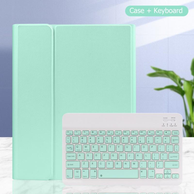 IPad 10.2 11-inch Pro Air Keyboard Case With Pen Slot Magnetic Stand PU Leather Cover Compatible 10th Gen 9th 8th