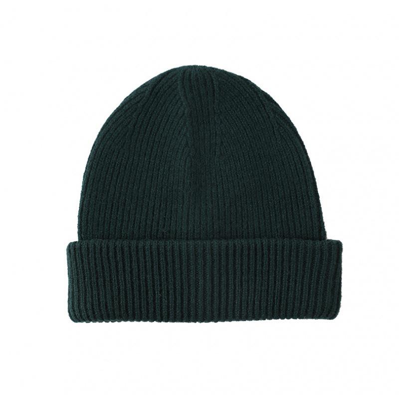Export To Australia High-quality Wool Brimless Winter Men's and Women's Knitted Hats Thermal Headgear Wool Autumn and Winter Hats