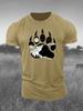 Beast Claw Seal Men's T-Shirts Summer Short Sleeve 3d Print Gym Sports Tops Loose O-Neck Casual Fitness Workout Sporty Male Tees