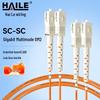 HAILE Gigabit OM2 Dual-Core Multimode Fiber Optic Patch Cable