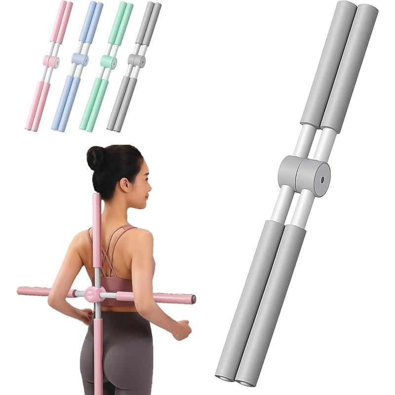Yoga Posture Correction Bar with Foam Handle - For Back, Neck and Shoulders - Gymnastics Bar for Home, Office and Studio - Adults and Children