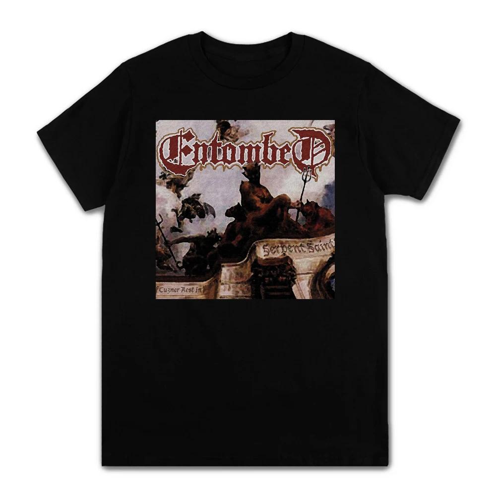 2023 Arrived T Shirt Death Metal Entombed Left Hand Path Album Vintage Print tshirts 100% cotton Short Sleeve Top Tees