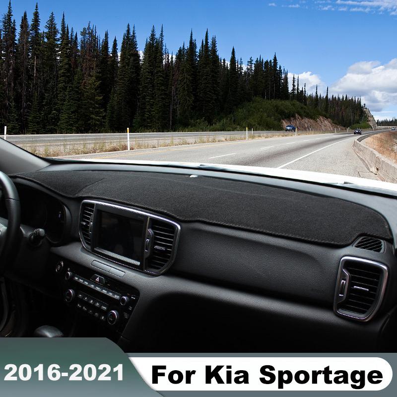 Stínící podložka na palubní desku auta, protiskluzová podložka na přístrojový panel pro Kia Sportage 4 QL 2016 2017 2018 Příslušenství