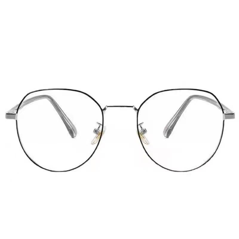 Women’s Oval Frame Fashion Glasses Minimalist Styl Metal Hinges