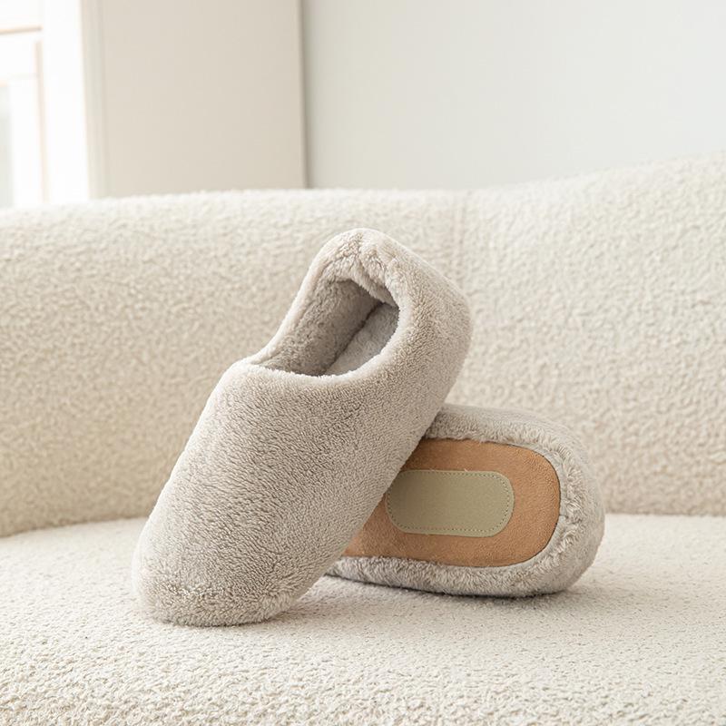

Women s Youtiao Plush Non-slip Slippers - Silent Style, Warm for Autumn/Winter, Japanese Wood Floor Friendly S fits 36/37