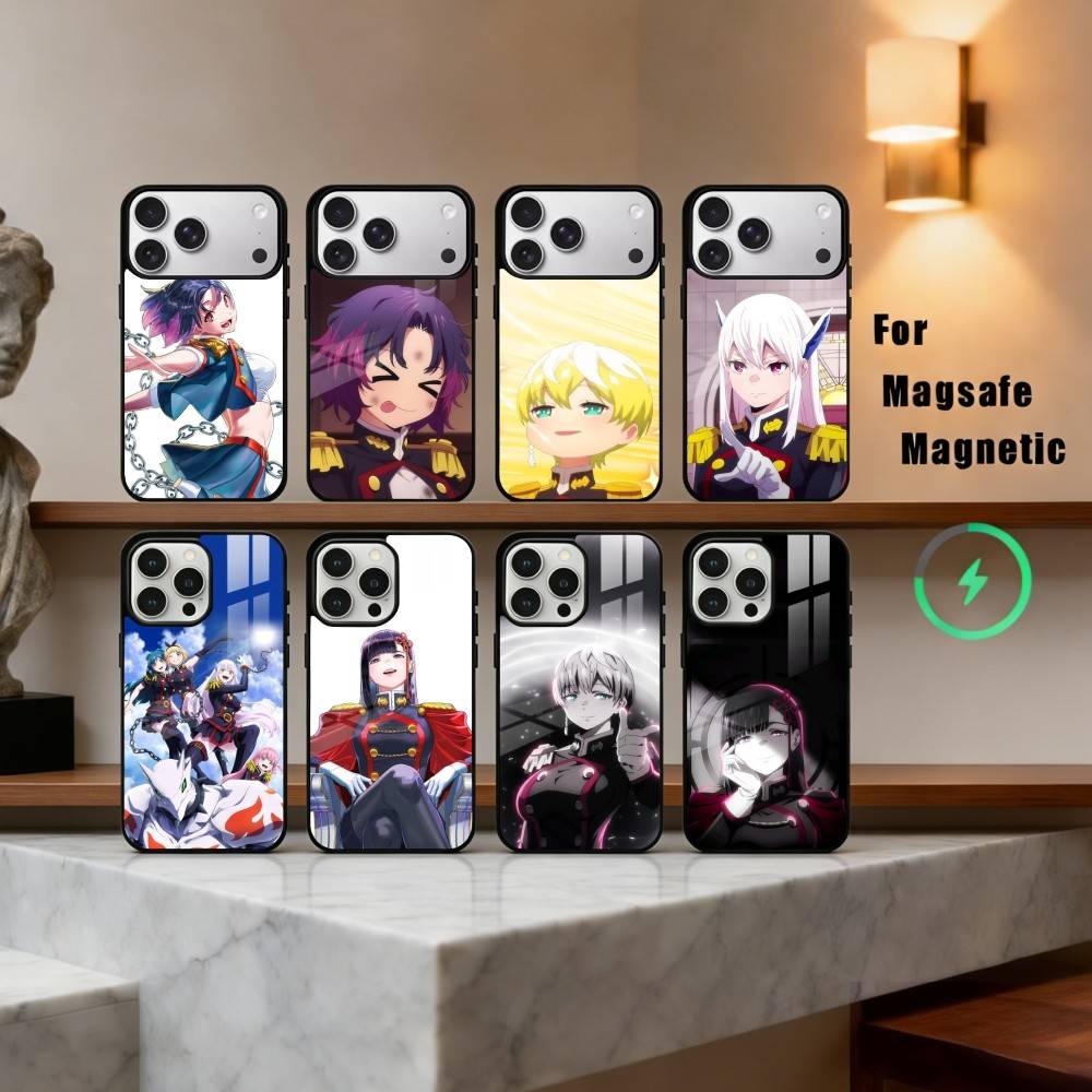 Web Manga C-Chained S-Soldier Handyhülle Für iPhone17,16,15,14,13,12,11 Plus,Pro Max Magnetisch Für Magsafe Kabelloses Laden