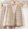 2025 High-End Lightweight Warm V-Neck Down Vest - 90% White Duck Down, Versatile Fashion Gilet for Autumn/Winter