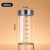 Transparent Borosilicate Glass Chinese Medicine and Juice Cup with Scale, Child-Friendly and Customizable Logo