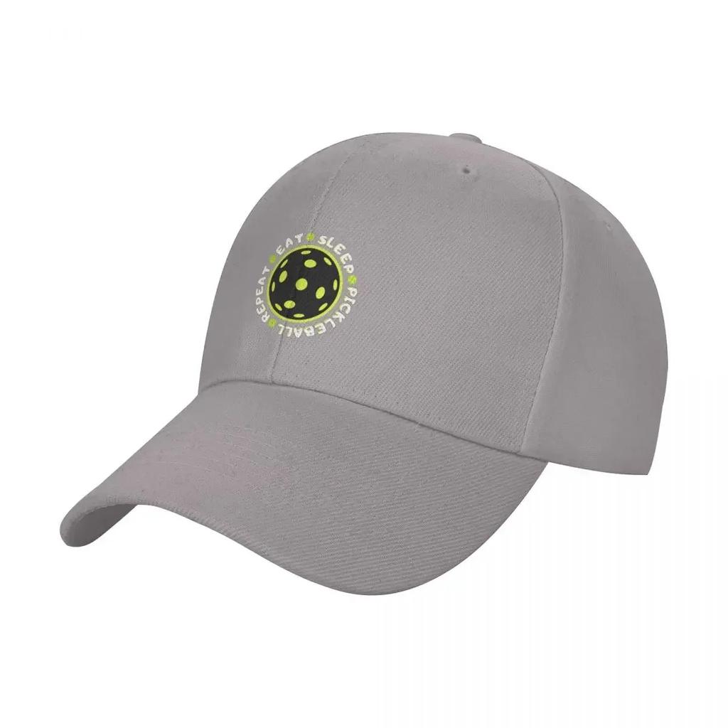 Funny pickleball Eat sleep  repeat  shirt Baseball Cap Hip Hop tactical cap Caps Male Womens