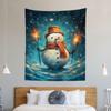 Christmas Tree Decoration Printed Pattern Tapestry Home Living Room Bedroom Wall Decoration Background Cloth Tapestry 230x180cm
