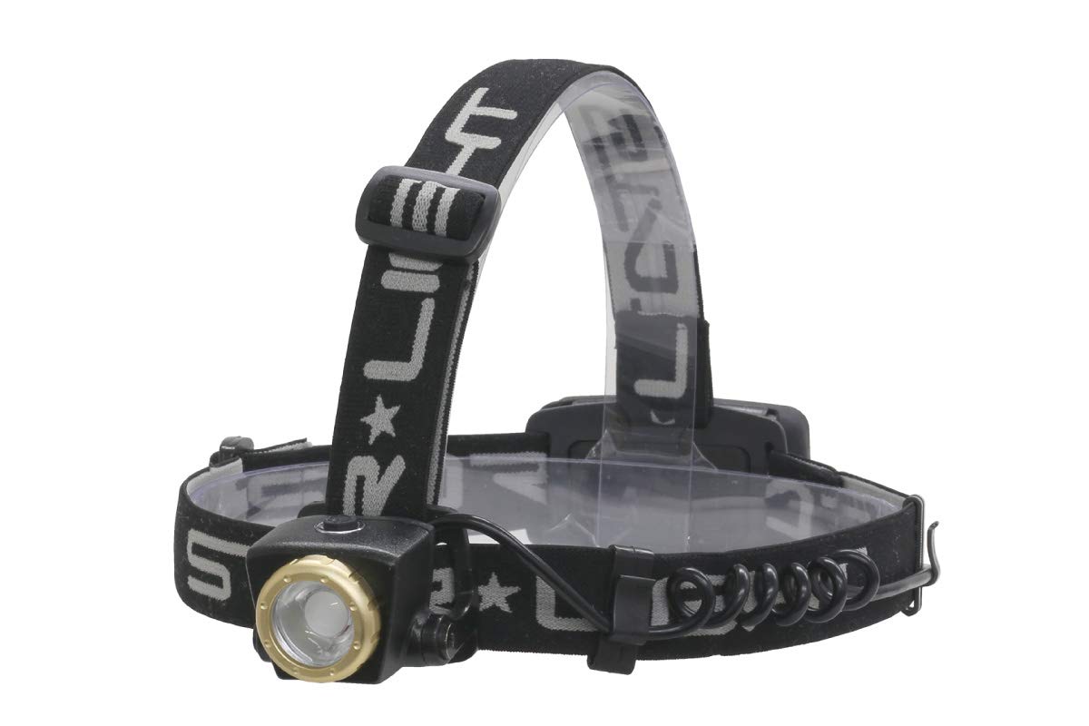 

LED Headlamp with Focus Stepless 250 Hours of Run Time STARLIGHT SK-HL250FCD-MS Battery-Operated Control, Adjustment, Lumens, 8-24 чёрный