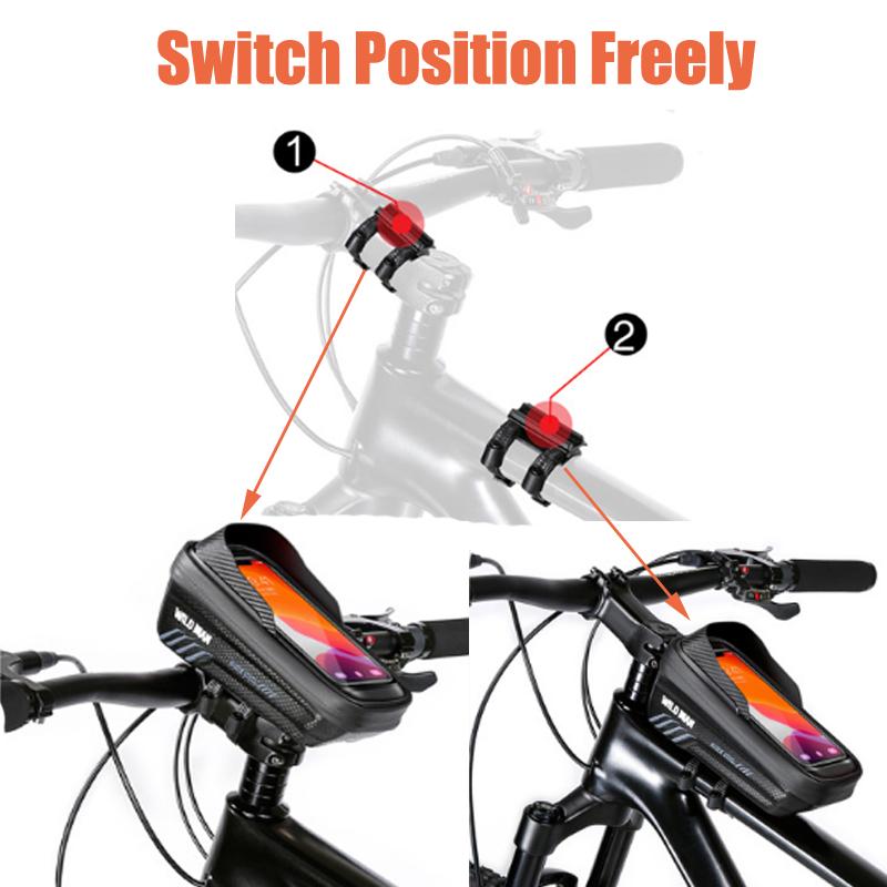 Bicycle Bag Phone Holder Mount Bike Phone Support  Case Handerbar Waterproof Frame Top Tube Mtb Bag Tools Accessories Wild