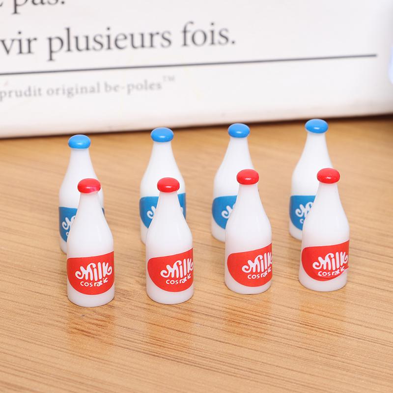 4Pcs 1/12 Dollhouse Miniature Milk Model Dolls House Kitchen Accessories Toy