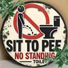 Vintage Tin Sign 2D Flat Art Hippie Style Gift for Cafe Home Wall Decor Halloween