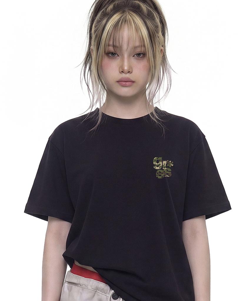 GRAVER [Unisex] Small Grae-S Camo Short Sleeve T-Shirt_3Color