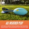 Nerf Vortex Aero Hauler Neon Foam Classic Long Distance Whistling Indoor Outdoor Fun Ball, Football, Flight-Optimizing Tail, Sound, & [Amazon