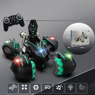 4WD Remote Control Car 2.4G RC Stunt Car 360° Rotation Drift Transform Car With Light Music Gifts For Boys Girls