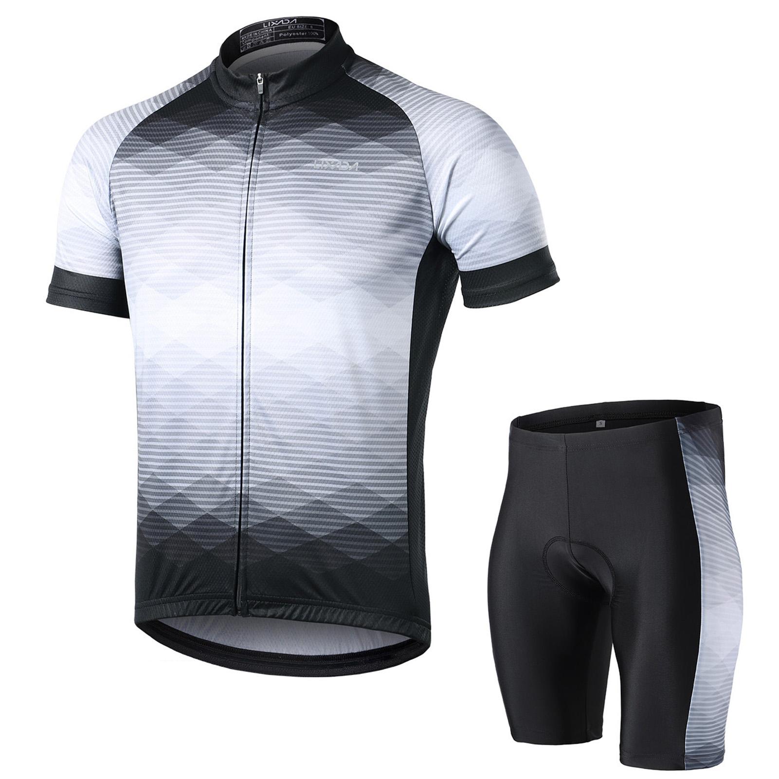 Set Ciclismo Lixada Uomo - Maglia E Pantaloncini Imbottiti, Traspiranti Per Outdoor - Foto 14
