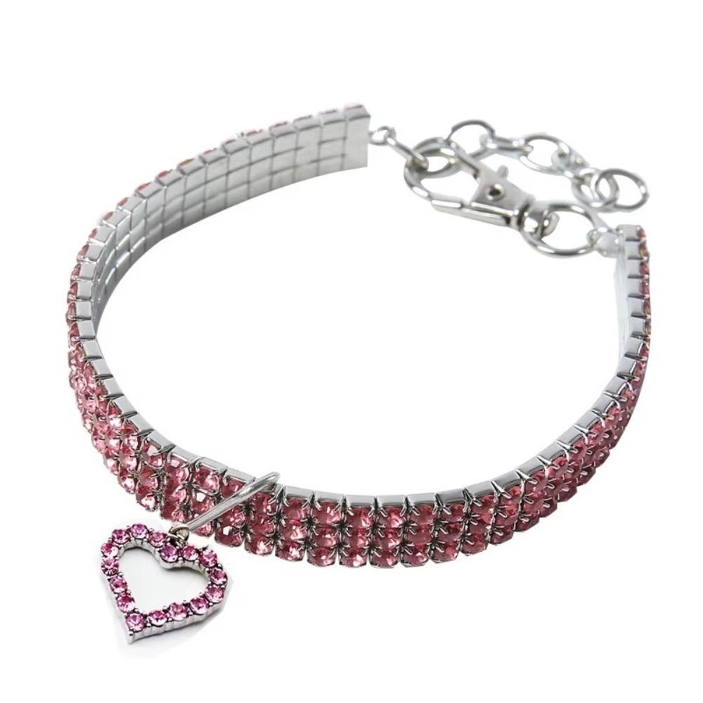 Adjustable Cat Collar Necklace Decorative Pendant Dog Collar Accessory Pet Neck Collar For Cat Dog
