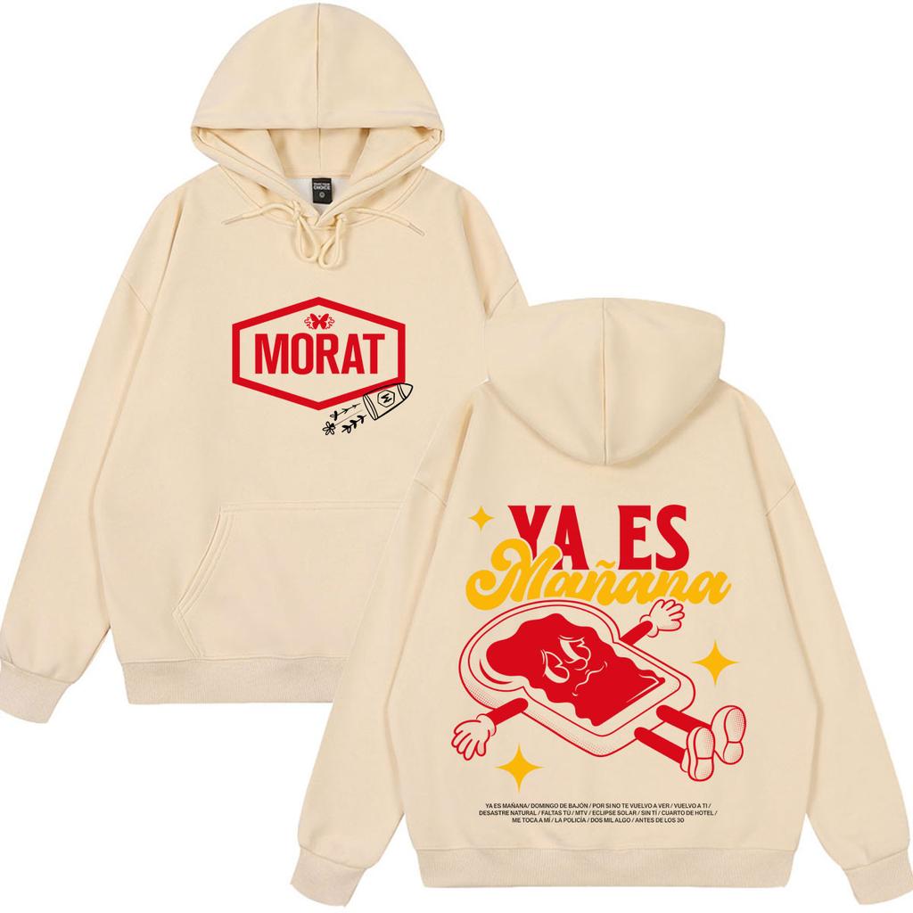 Morat Yem Se Fue El Ayer Y Ya Es Manana Tour 2026 Print Hoodie Men Women Fashion Pullover Long Sleeves Vintage Loose Sweatshirts