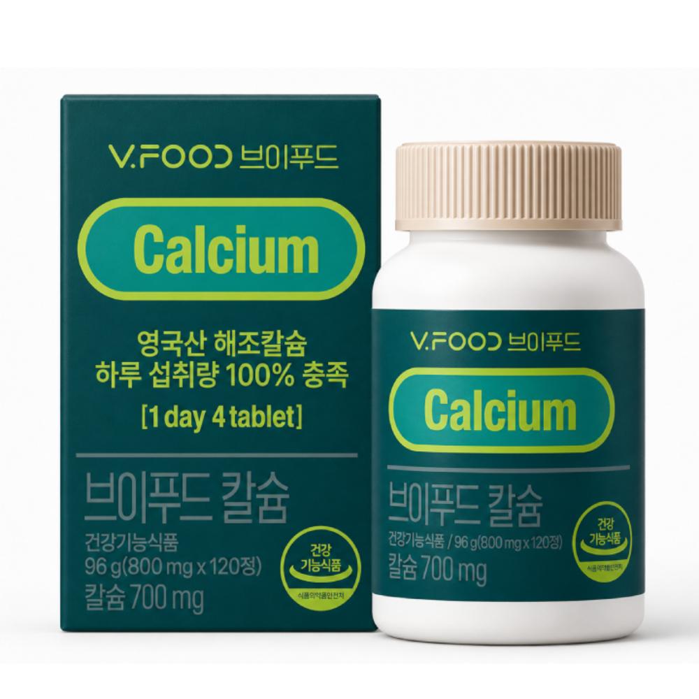 V-Food Calcium Supplement 120 Tablets 1 pcs