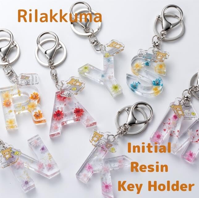 Rilakkuma Iniciálová pryskyřičná klíčenka [Sound Spice] "M"