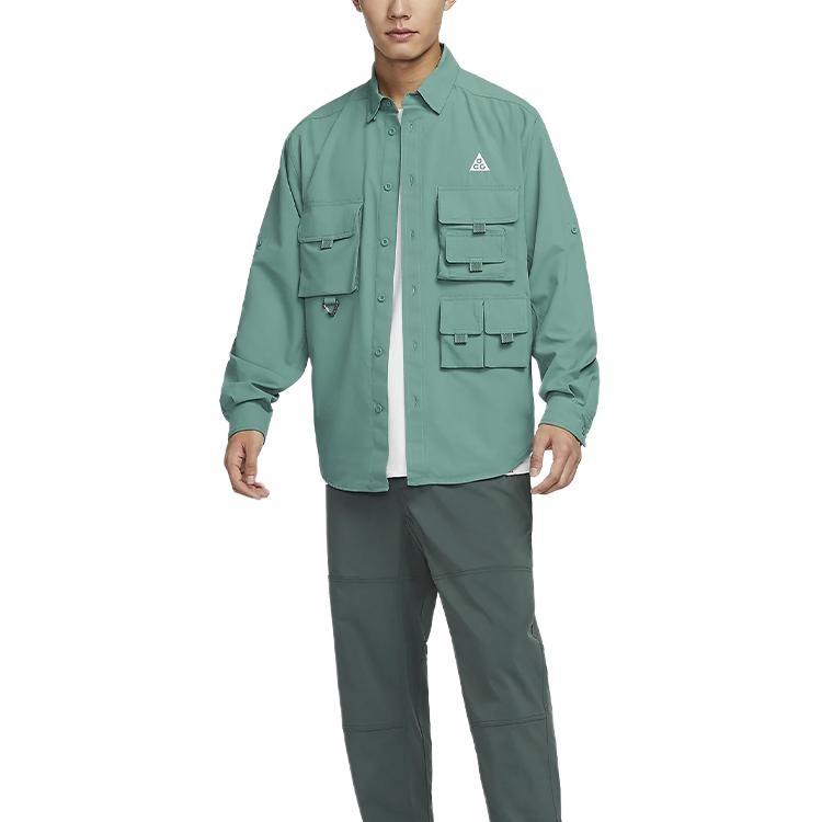 Nike Dry Fit UV 'Devestation Trail' Shirt Herren Vintage Grün DN3937-361