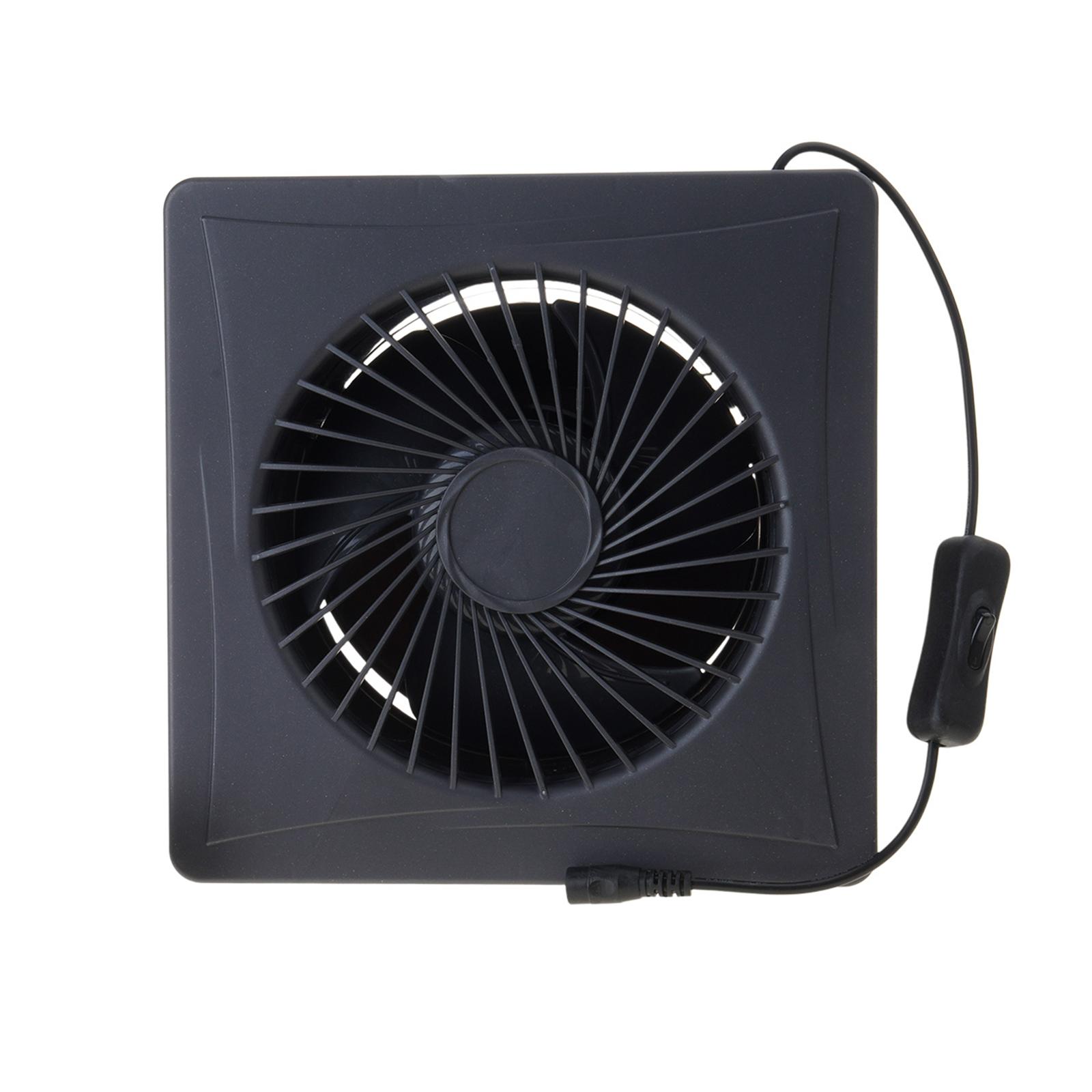 

12 В вытяжной вентилятор высокоскоростной вентилятор для оконной стены тихая вентиляция для контроля влажности на кухне курятнике туалете 6IN серый