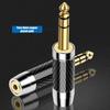 HiFi Sound 6.35mm To 2.5 3.5 4.4mm Earphone Sound Adapter, Metal Headphone Converters for Enhances Sound Experiences