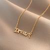 Custom 316 Stainless Steel Jewelry Gold Plated Butterfly Heart Bow Pendant Simple Zircon Necklace Jewelry for Women