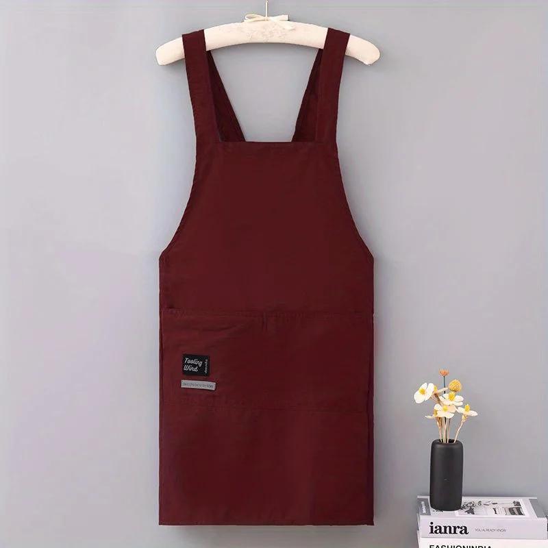 New Long Sleeve Kitchen Apron Waterproof Oil Resistant Cooking Protective Chef Workwear for Cooking Baking BBQ Restaurant