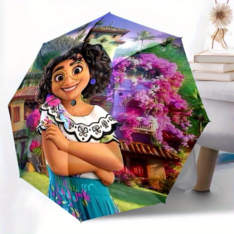 1pc Encanto Mirabel Pattern Umbrella, Fashionable, Personalized, High-Value Folding Umbrella, a Must-Have for Summer, 8-Rib Durable Iron Fra
