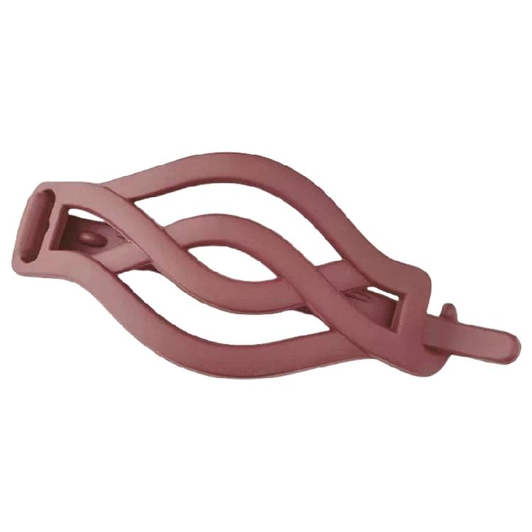 Fashionable Wide Hair Barrettes Unique Brown Clamp Hairpin Hair Clip Stylish Wide Hair Accessory Casual Use