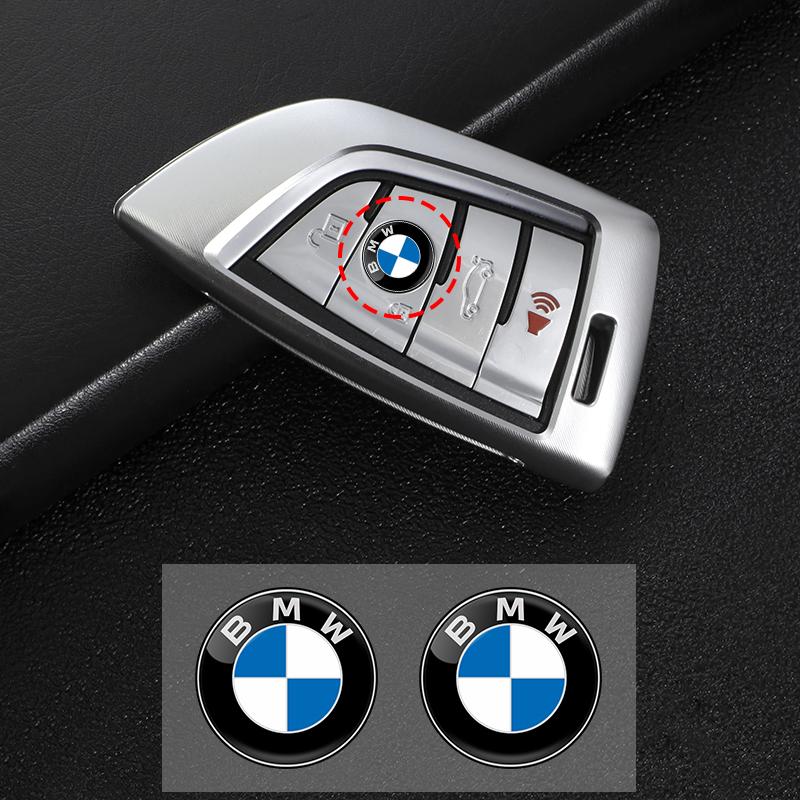 Car Key Emblem Stickers Auto Door Keyhole Logo Decals For BMW M Power X5 X6 F10 F31 E36 E39 E87 E90 Auto Accessories gzsh02
