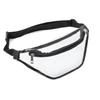 Waterproof Transparent Waist Bag Water-Sprinkling Festival Zipper PVC Chest Bag Shoulder Bag Message Bag Clear Crossbody Bag